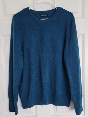 NAADAM Men's The Original 100% Cashmere Sweater in Peacock Teal Blue